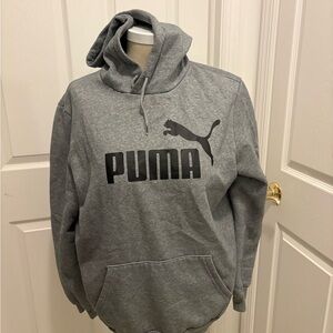 PUMA Men's Charcoal Gray Hoodie